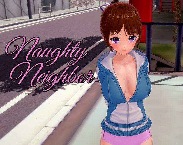 Cover art for My Naughty Neighbor (18+) v1.1, an adult visual novel by OnionCuttingNinja