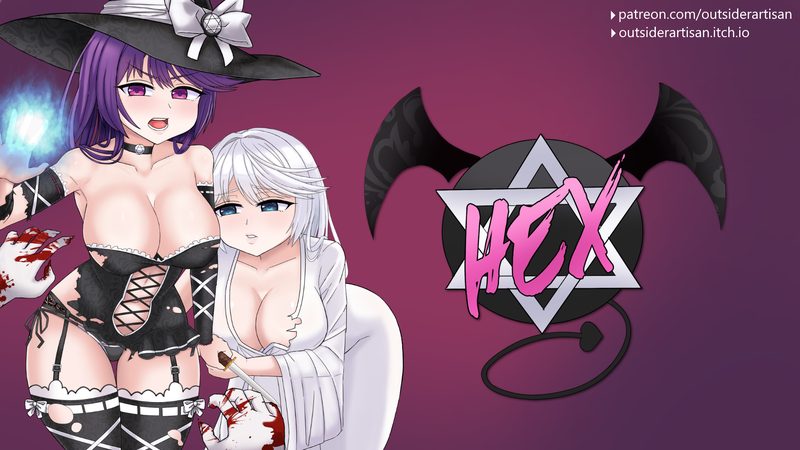 Cover art for Hex: Becoming a Succubus v1.3, an adult visual novel by Outsider Artisan