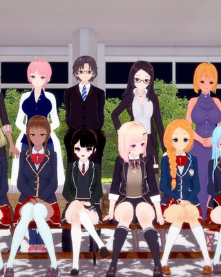 Cover art for St Aurora's Academy by Pandering games studio — adult visual novel