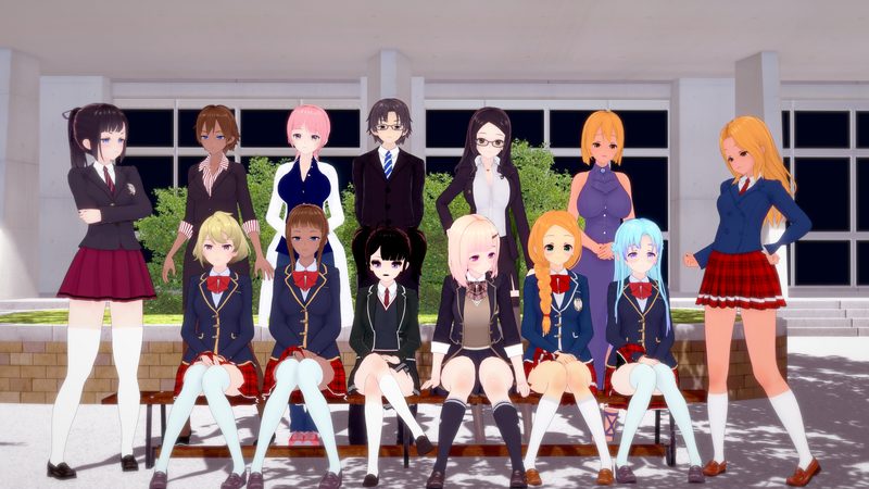Cover art for St Aurora's Academy, an adult visual novel by Pandering games studio