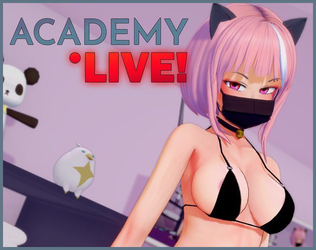 Cover art for Academy: Live! v3.2, an adult visual novel by passhonQ