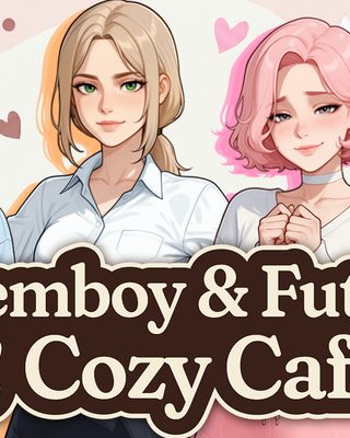 Cover art for Femboy & Futa Cozy Cafe by PinkTwilight — adult visual novel