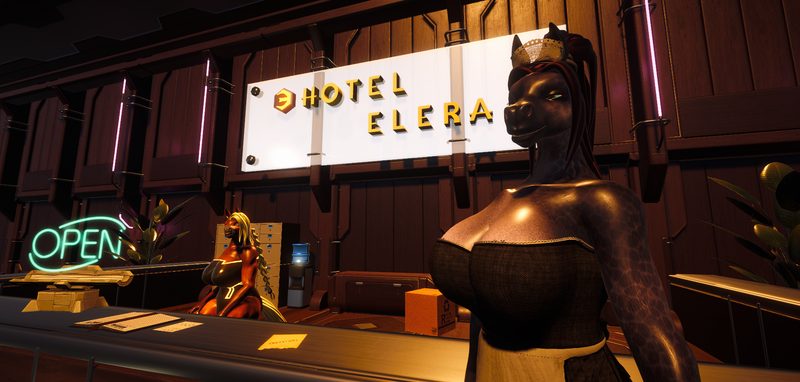 Cover art for Hotel Elera v3.2, an adult visual novel by Project_Elera