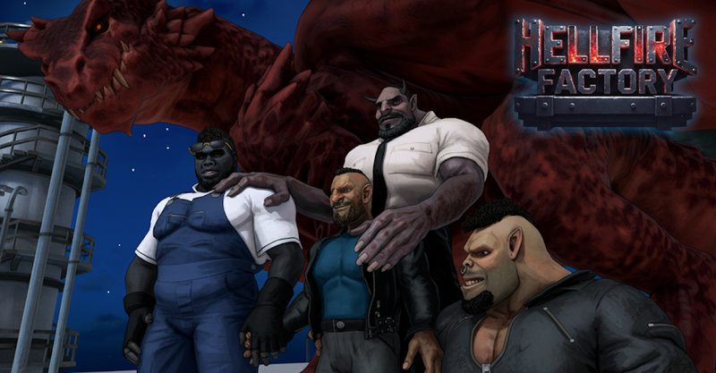 Cover art for Hellfire Factory (free version) v2.4, an adult visual novel by ragtorstone