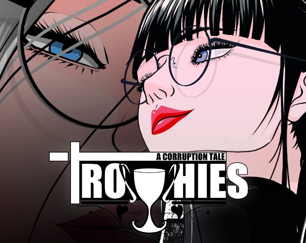 Cover art for Trophies: A Corruption Tale (nsfw) v0.1.95, an adult visual novel by roasDev