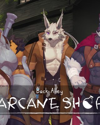 Cover art for Arcane shop by Ronci14 — adult visual novel