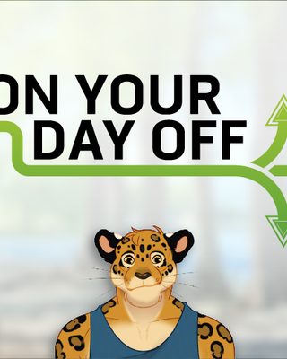 Cover art for On Your Day Off by runneroo — adult visual novel