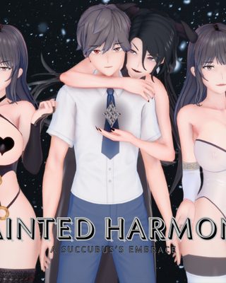 Cover art for Tainted Harmony: A Succubus's Embrace by RaveDevGames — adult visual novel