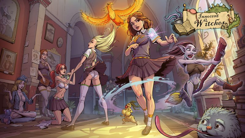 Cover art for Innocent Witches[Free] v0.11.6B, an adult visual novel by Sad Crab Company