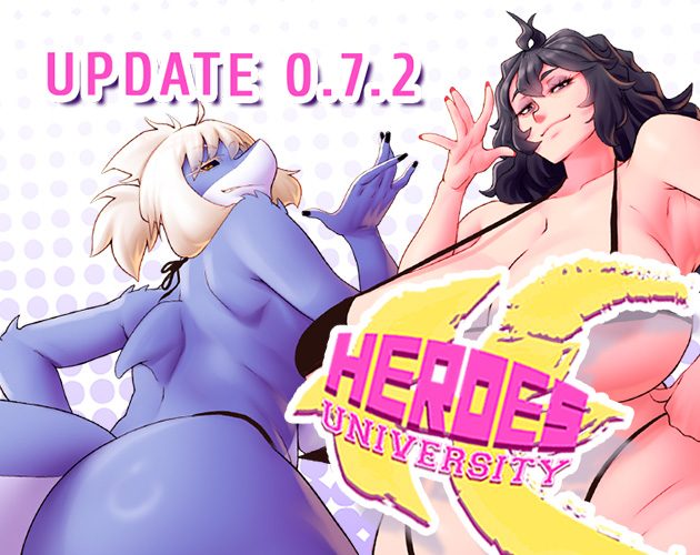 Cover art for Heroes University H v0.8.1 (NSFW H-Game +18) v0.8.1, an adult visual novel by Salmon Run Games