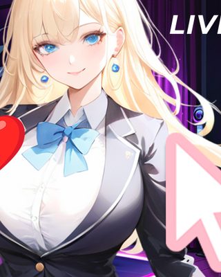 Cover art for Hentai Clicker: Lily is streaming🔴🔞 by Sexy Baguette Studio — adult visual novel