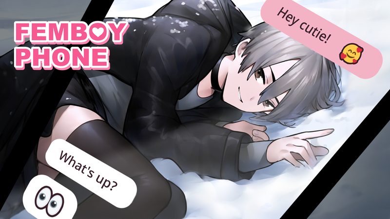 Cover art for Femboy Phone v0.1.0, an adult visual novel by Shybox