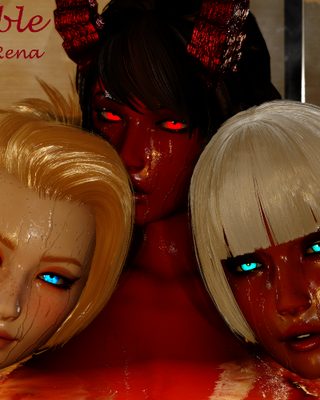 Cover art for Trouble iN The aRena by Sir Gary Bummer — adult visual novel