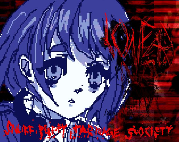 Cover art for LONER_DOG://Snuff Puppy Carnage Society, an adult visual novel by Snek RK