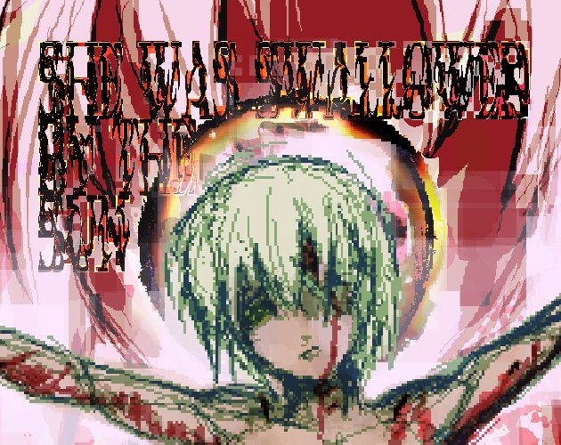 Cover art for She Was Swallowed By The Sun v1.0.2, an adult visual novel by Snek RK