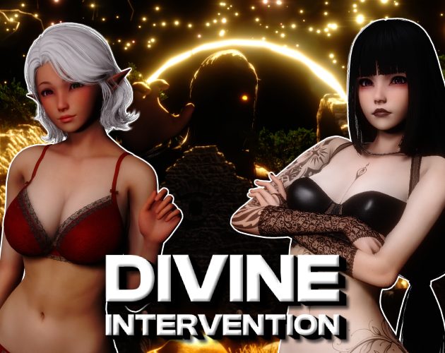 Cover art for Divine Intervention v0.1.2, an adult visual novel by ChainZ