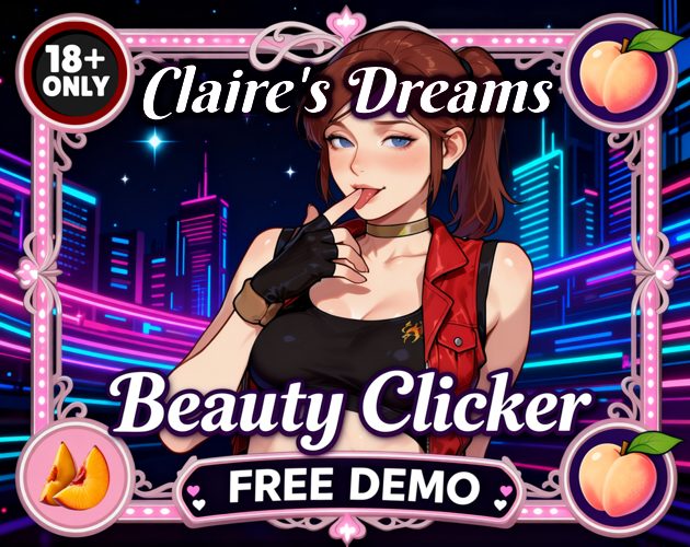 Cover art for Beauty Clicker: Claire's Dreams - FREE DEMO, an adult visual novel by Split Peaches
