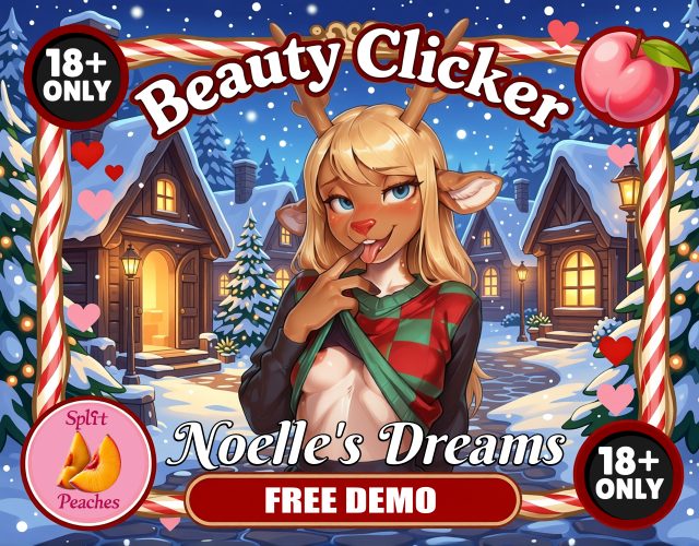 Cover art for Beauty Clicker: Noelle's Dreams - FREE DEMO, an adult visual novel by Split Peaches