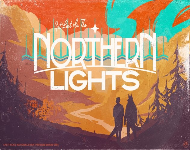 Cover art for Northern Lights | A Furry Visual Novel, an adult visual novel by Split Peak Studios