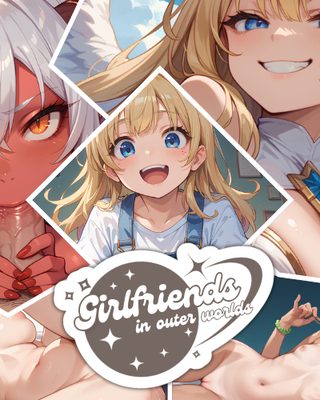 Cover art for Girlfriends In Outer Worlds by StellarkyDev — adult visual novel