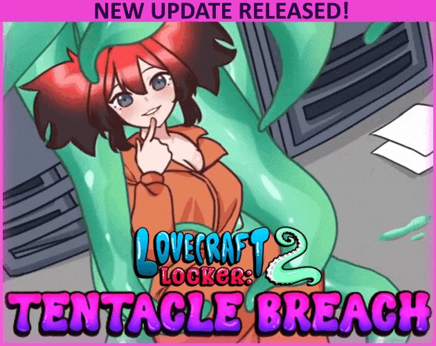 Cover art for Lovecraft Locker 2: Tentacle Breach, an adult visual novel by Strange Girl Studios