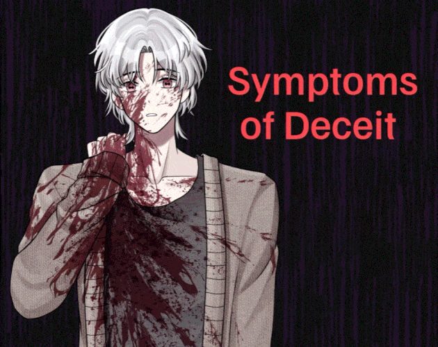 Cover art for Symptoms of Deceit v0.1, an adult visual novel by strawberry squid