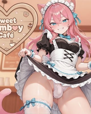 Cover art for 🍰 Sweet Femboy Café ☕ by Succubus Lair — adult visual novel