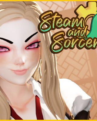 Cover art for Steam and Sorcery by duckie — adult visual novel