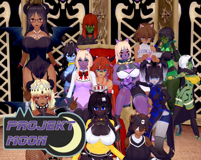 Cover art for Projekt Moon DEMO version, an adult visual novel by The Magical Gurl