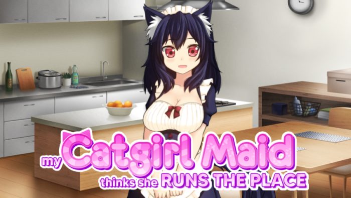 Cover art for My Catgirl Maid Thinks She Runs the Place v1.0, an adult visual novel by UncleArtie