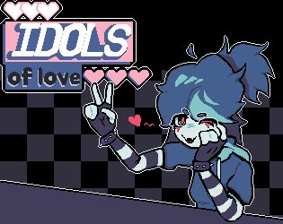 Cover art for Idols of Love v1.2 v1.2, an adult visual novel by Unholy Vessel