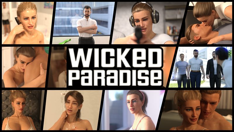 Cover art for Wicked Paradise v1.3, an adult visual novel by Depression