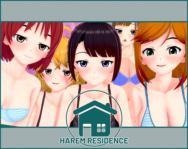 Cover art for Harem Residence v0.12b, an adult visual novel by Vendena