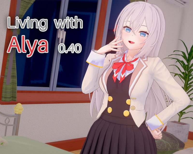 Cover art for Living With Alya v0.40, an adult visual novel by WaifuStudio