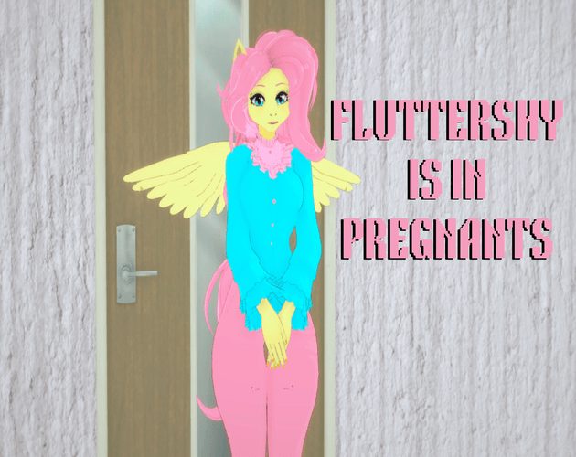 Cover art for Fluttershy Is In Pregnants (Demo) v0.1, an adult visual novel by Weird420XL
