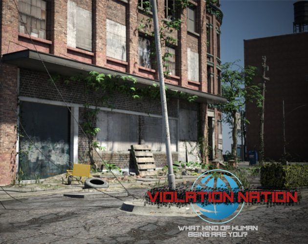 Cover art for Violation Nation, an adult visual novel by Wet Avocado Games