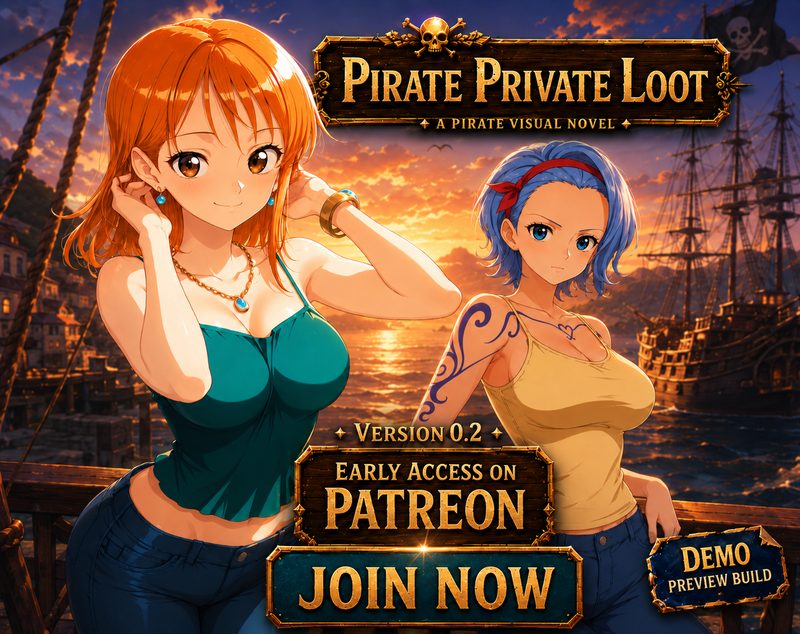 Cover art for Pirate Private Loot v0.1, an adult visual novel by wicked2509