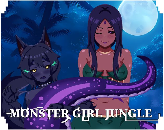 Cover art for Monster Girl Jungle Demo, an adult visual novel by Xoullion